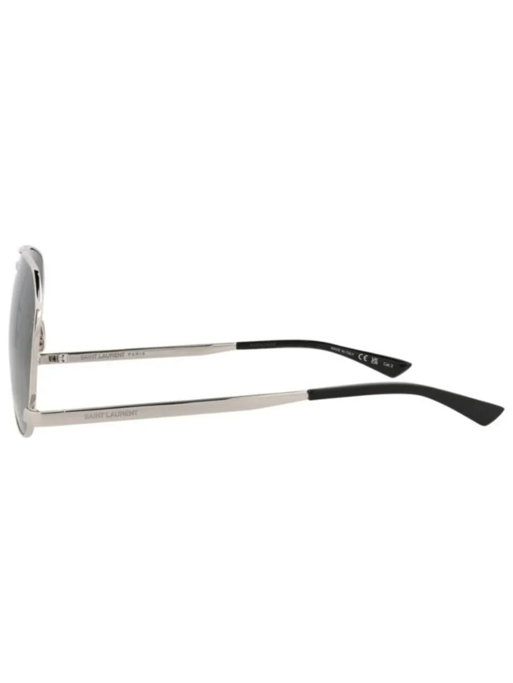 New Saint Laurent Mens Aviator Silver Silver Grey Fashion Designer Sunglasses